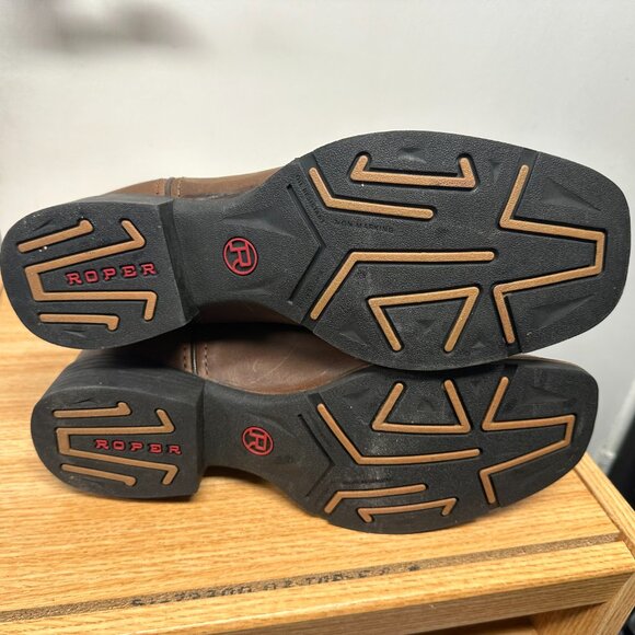 Roper Parker Women's Western Leather Boots 9.5 - Picture 7 of 9